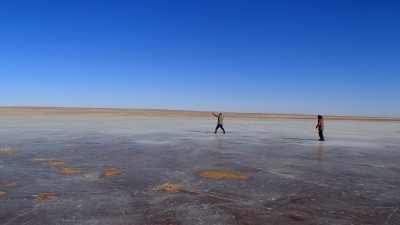 窪地7：湖の凍結