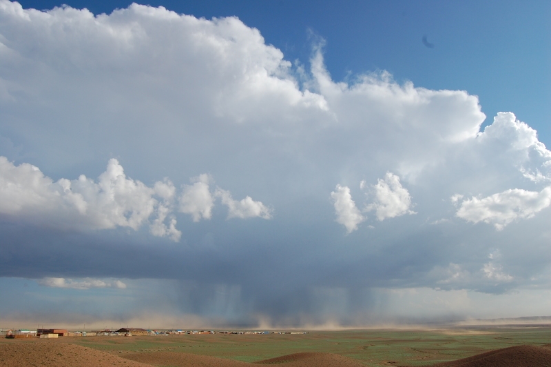 自然現象と影響5：夏の降水と砂塵発生