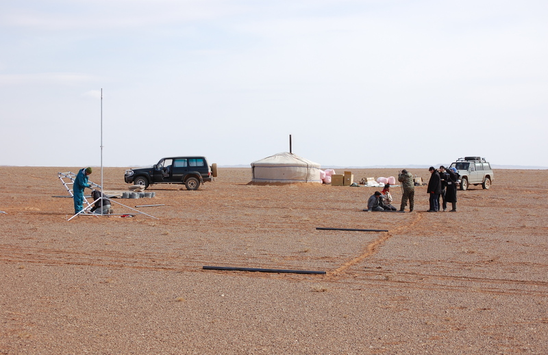 観測サイト設営2