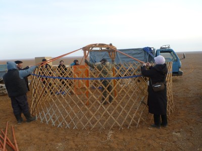 観測サイト設営1