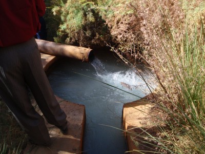 ダハラオアシスにおける井戸