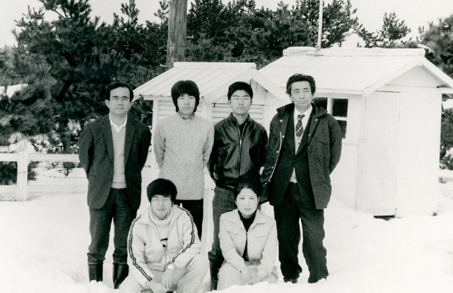 砂丘環境部門メンバー（昭和58年）